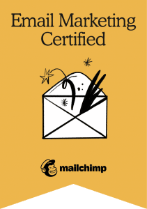 Mailchimp Academy Email Marketing Certification Badge - Sketches & Pixels